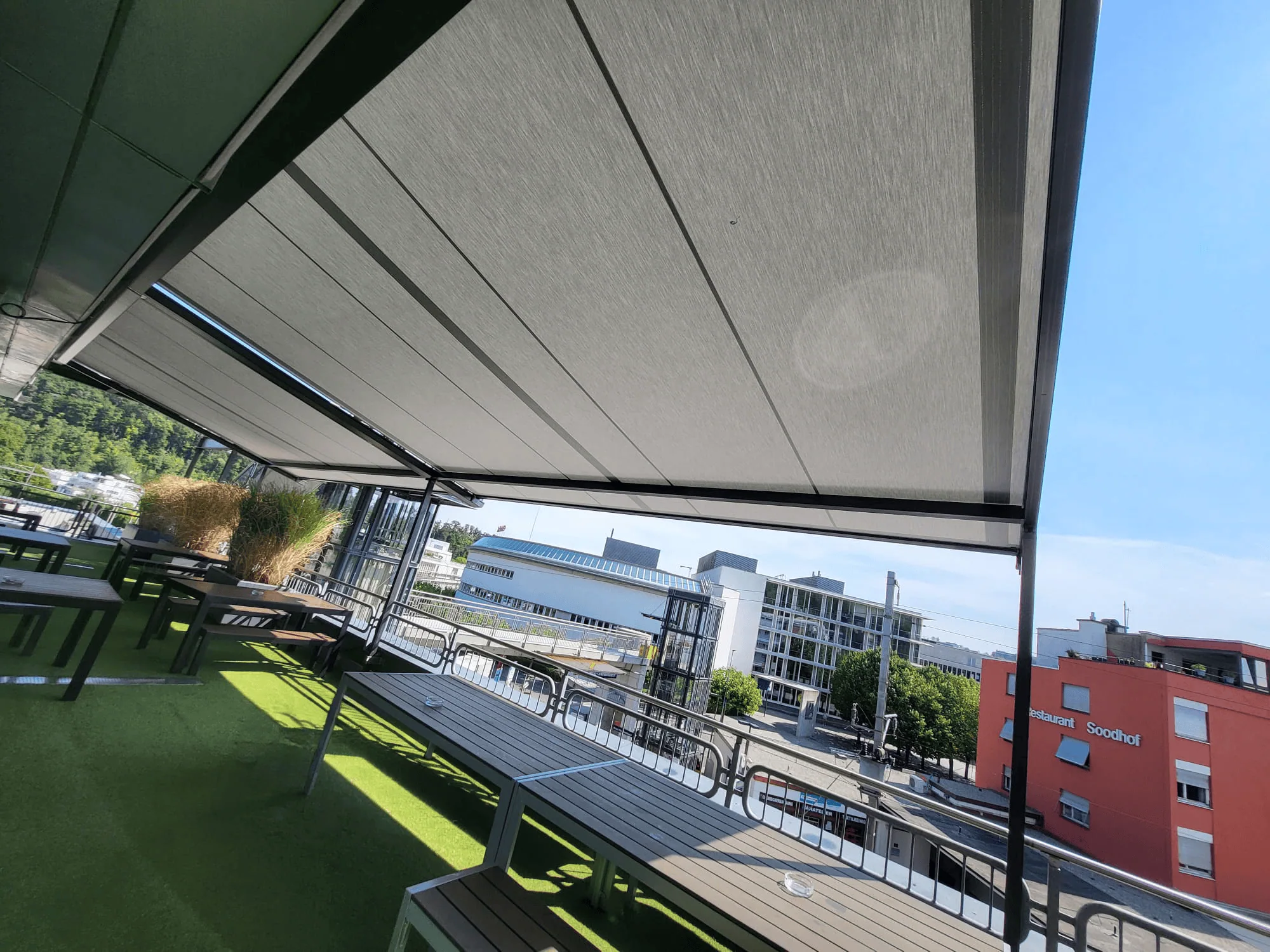 pergola pergolino gewerbe privat garten terasse wasserdicht windstabil stobag 1 1